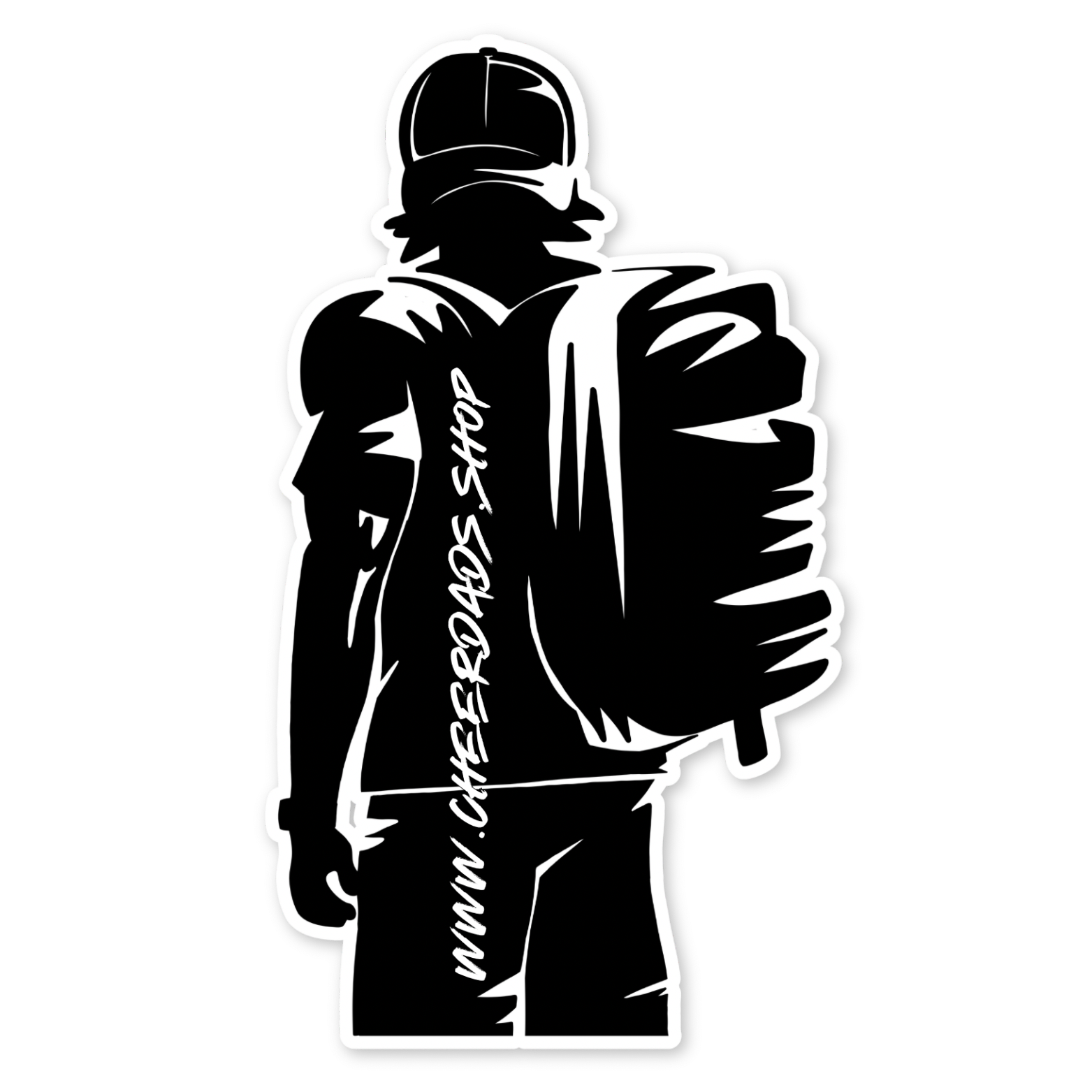 Backpack Guy Sticker